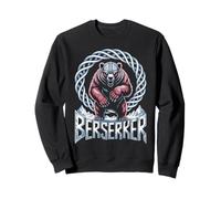 Norse Mythology Berserker Ice Bear Warrior Strength Sweatshirt