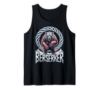 Norse Mythology Berserker Ice Bear Warrior Strength Tank Top