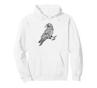 Norse Mythology Celtic Knot Viking Raven Rune Art Pullover Hoodie