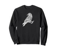 Norse Mythology Celtic Knot Viking Raven Rune Art Sweatshirt