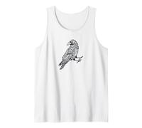 Norse Mythology Celtic Knot Viking Raven Rune Art Tank Top
