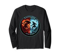 Norse Mythology Fenrir Thor Loki Ragnarok Fate of The Gods Long Sleeve T-Shirt