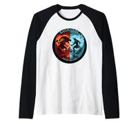 Norse Mythology Fenrir Thor Loki Ragnarok Fate of The Gods Raglan Baseball Tee