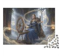 Norse Mythology Frigg 1000 Piece Jigsaw Puzzle,Impossible Challenge,Stress Relief,Home Wall Decor,Great Gifts,Premium Cardboard,Adults & Kids 14+,Educational Toy 52x38cm/1000pcs