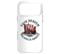 Norse Mythology - Fuck Heaven Valhalla Awaits - Viking Ship Case for iPhone 17 Pro Max