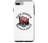 Norse Mythology - Fuck Heaven Valhalla Awaits - Viking Ship Case for iPhone 7 Plus/8 Plus