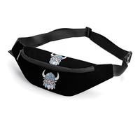 Norse Mythology God Valhalla Viking Belt Bag Fanny Pack Crossbody Bags Waist Pack for Running Workout, 36 * 15cm