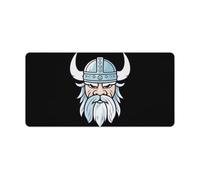 Norse Mythology God Valhalla Viking Large Mouse Pad Desk Mat Protector Desk Pad Computer Mousepad for Work Home 30x60cm
