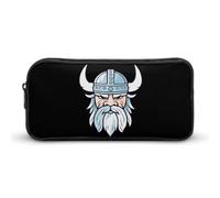 Norse Mythology God Valhalla Viking Pencil Case Durable Pen Pouch Organizer Portable Stationery Pen Bag Makeup Bag