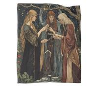 Norse Mythology Goddess Blankets,Art Nouveau Illustration Soft And Lightweight All Season Throws,Bedding for Kids And Adults,for Picnics,Travel,Home Decoration,60x80inch(150x200cm)