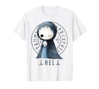 Norse Mythology Goddess Hel Viking Halloween Kids Boys Girls T-Shirt