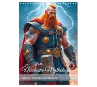 Norse mythology - gods, heroes and monsters UK-Version (Wall Calendar 2026 DIN A4 Portrait), CALVENDO 12 Month Wall Calendar