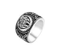 Norse Mythology Viking Bear Paw Titanium Steel Men's Rings Punk Hip Hop Rock for Man Boyfriend Jewelry Creativity Gift