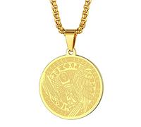 Norse Mythology Viking Raven Pendant Necklace For Men Women Viking Odin Crow Medallion Protection Guardian Occult Jewellery Talisman Amulets s