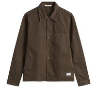 Norse Projects Men's Arresskov Compact Cotton Shirt Jacket Delicioso Brown Large
