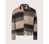 Norse Projects Mens Erik Gradient Alpaca Wool Jacket - Colour: 0966 Utility Khaki - Size: Medium