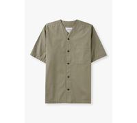 NORSE PROJECTS Mens Erwin Typewriter Short Sleeve Shirt In Clay Mens Clothing Size: XL, Colour: Tan Fabric