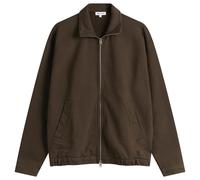 Norse Projects Men's Hornidal Relaxed Track Jacket Delicioso Brown