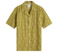 Norse Projects Men's Mads Batik Vacation Shirt Moss Green