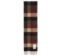 Norse Projects Men's Norse Moon Merino Lambswool Checked Scarf Espresso