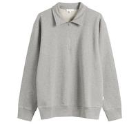 Norse Projects Men's Norse Standard Half Zip Sweatshirt Grey Melange