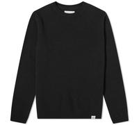 Norse Projects Men's Sigfred Lambswool Crew Knit Black