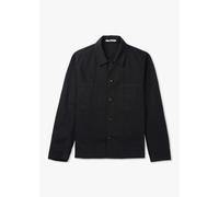 NORSE PROJECTS NPROJECTS Tyge Organic Broken Twill Overshirt Mens Clothing Size: XL, Colour: Black Fabric