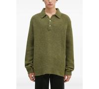 Norse Projects Rasmus polo-neck brushed sweater - Green L-XL