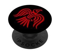 NORSE RAVEN BANNER VIKING FLAG SCANDINAVIAN PopSockets Adhesive PopGrip