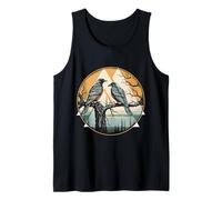 Norse Raven Mystic - Goth Crow Viking Tank Top