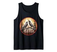 Norse Raven Mystic - Goth Crow Viking Tank Top