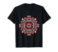Norse Runic Mandala Viking Folk Art Ancient Pagan Symbol T-Shirt