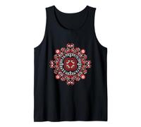 Norse Runic Mandala Viking Folk Art Ancient Pagan Symbol Tank Top