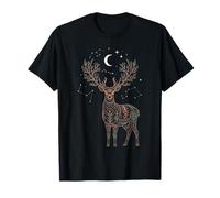 Norse Runic Wheat Mandala Lunar Cycle Ancient Harvest T-Shirt