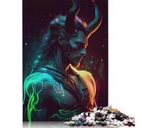 Norse Trickster God Jigsaw Puzzles Puzzle for Adults Kids. 1000 Pieces Impossible Challenge Toy Educational Game Home Decoration for Adults& Kids Age 14 Years Up 1000pcs (75x50cm)