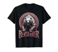 Norse Viking Berserker Bear Gym Beast Warrior Power T-Shirt