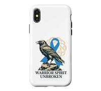 Norse Viking Fight Prostate Cancer - Warrior Spirit Unbroken Case for iPhone X/XS