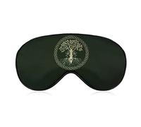 Norse Viking Goddess Wiccan Pattern Sleep Mask Eye Eyepatch Eyeshade with Elastic Strap Cover Sleeping for Men Women Kids