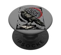 Norse Viking Raven Messenger Celtic Knotwork PopSockets Adhesive PopGrip