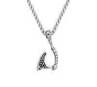 Norse Vikings Axes Stainless Steel Necklaces Men's Vintage s Hammer Pendant Self-defense Amulet Male Scandinavian Jewelry