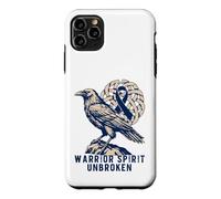 Norse Warrior Spirit Unbroken - Viking Raven Colon Cancer Case for iPhone 11 Pro Max