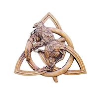 Norse Wooden Wall Rune-Carving Gods Hanging Decor Norse Home Furnishing Desk Pads Children (Multicoloured, One Size)
