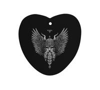 Norsemythology God Viking Raven Car Air Freshener Decorative Hanging Aromatherapy Tablets for Car Trucks Love form
