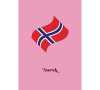 Norsk: Norwegian Vocabulary Notebook | 2 Columns | A5 | 100 Pages | Pink