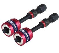 Norske Tools NIBCI330 Magnetic Float Collar Screw Holder No.2 SQ (2pc Carded) Impact Rated for Heavy Duty Use