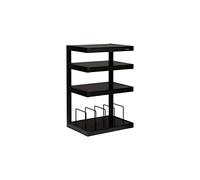 NorStone Esse Hi-Fi Vinyl Black Satin Glasses - HiFi Cabinet