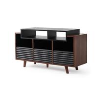 Norstone Oslo Vinyl 1200 Cabinet Black / Walnut