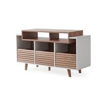 Norstone Oslo Vinyl 1200 Cabinet White / Clear Oak