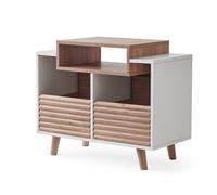 Norstone Oslo Vinyl 800 Cabinet White / Clear Oak