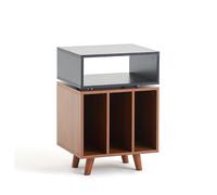 Norstone Stockholm 1100 Vinyl Cabinet Black Satin/Walnut